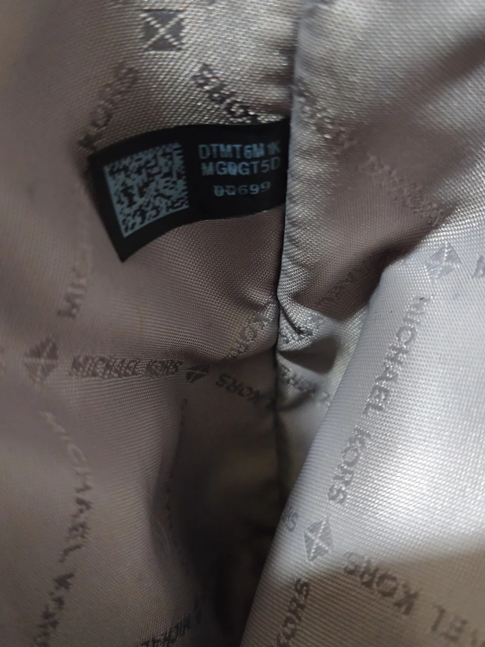Michael Kors Light Gray Chain-Handle Tote - Picture 2 of 2